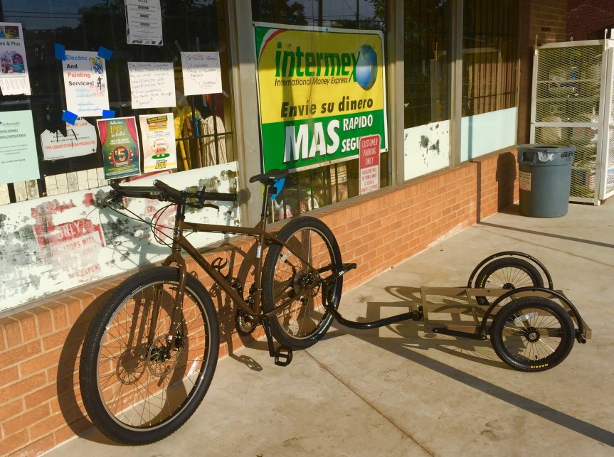 Bike and Trailer